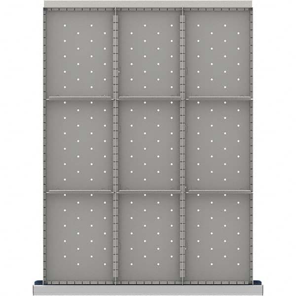 LISTA - 9-Compartment Drawer Divider Layout for 3.15" High Drawers - Apex Tool & Supply