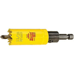 Starrett - 1-1/16" Diam, 2" Cutting Depth, Hole Saw - High Speed Steel Saw, Toothed Edge - Apex Tool & Supply