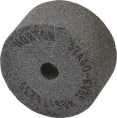 Norton - 60 Grit Aluminum Oxide Type 5 Internal Grinding Wheel - 2" Diam x 3/8" Hole x 1" Thick, 16,235 Max RPM, Type 5 Medium Grade, K Hardness, Vitrified Bond, No Recess - Apex Tool & Supply