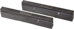 Snap Jaws - 8" Wide x 1.53" High x 0.73" Thick, Step Vise Jaw - Steel, Fixed Jaw, Compatible with 6" Vises - Apex Tool & Supply