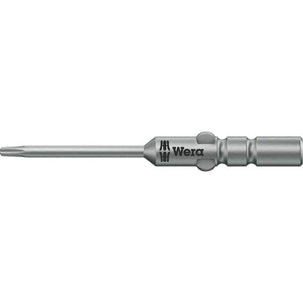 Wera - 4mm Drive IPR1 Tamperproof Torx Screwdriver Bit - 40mm OAL, Power Bit - Apex Tool & Supply