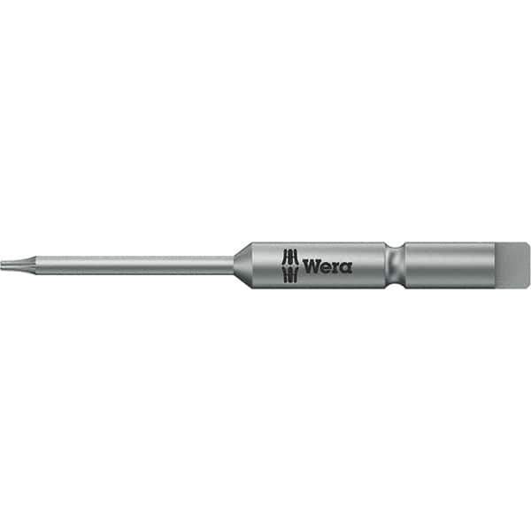 Wera - 4mm Drive IPR3 Tamperproof Torx Screwdriver Bit - 64mm OAL, Power Bit - Apex Tool & Supply