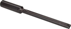 Allied Machine and Engineering - Series Z, 7/16 to 1/2" Diam, 3/4" Diam Straight Shank with Flange, Straight Flute Spade Drill - 4-3/8" Max Depth, 5-5/8" Body Length, 7-9/16" OAL, Extended Length, Through Coolant - Apex Tool & Supply
