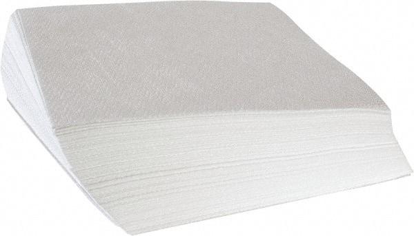 Kimtech - Flat Fold Clean Room/Lab/Critical Task Wipes - Poly Pack, 9" x 9" Sheet Size, White - Apex Tool & Supply