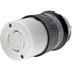 Hubbell Wiring Device-Kellems - 3-Phase Wye 277/480 VAC 30A NEMA L19-30R Industrial Twist Lock Connector - Apex Tool & Supply