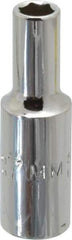 Proto - 3/8" Drive, Deep Hand Socket - 6 Points, 2-1/8" OAL, Chrome Finish - Apex Tool & Supply