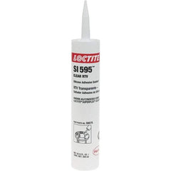 Loctite - 300 mL Cartridge Clear RTV Silicone Joint Sealant - -65 to 450°F Operating Temp, 30 min Tack Free Dry Time, 24 hr Full Cure Time - Apex Tool & Supply