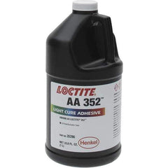 Loctite - 1 L Bottle Clear Light Cure Adhesive - 352 1 LITER UV LOCTITE LTCURE ADHS - Apex Tool & Supply