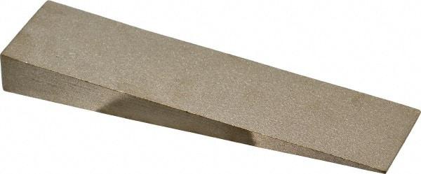 Ampco - 6" OAL Nonsparking Flange Wedge - 1-1/2" Wide x 3/4" High - Apex Tool & Supply