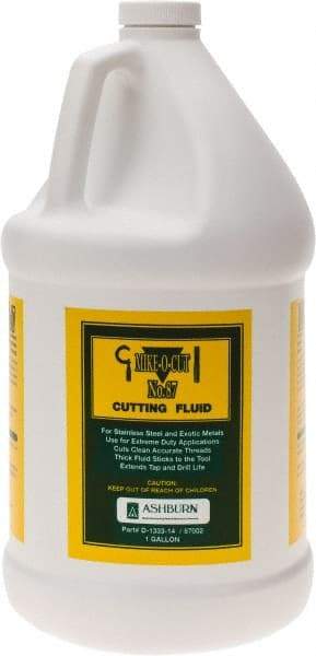 Made in USA - 1 Gal Bottle Cutting & Tapping Fluid - Liquid - Apex Tool & Supply