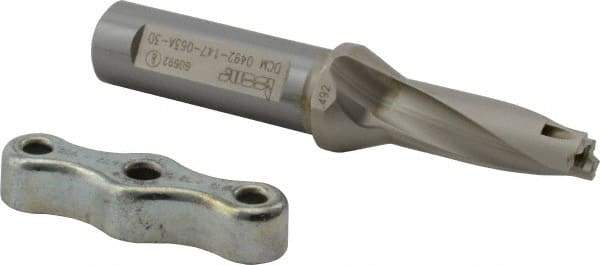 Iscar - 0.492 to 0.508" Diam, 3xD, 1.47" Max Depth, 5/8" Shank Diam, Replaceable Tip Drill - 12 Seat Size, DCM Toolholder, Series ChamDrill - Apex Tool & Supply