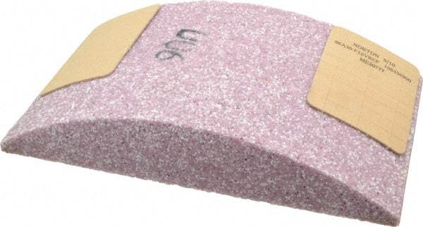 Norton - 11-1/4" Wide x 6" High x 2-1/4" Thick Grinding Segment - Aluminum Oxide, 30 Grit, Hardness F, Blue Print No. ME30777 - Apex Tool & Supply