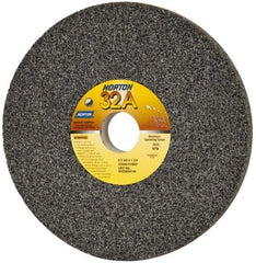 Norton - 8" Diam x 1-1/4" Hole x 3/4" Thick, H Hardness, 46 Grit Surface Grinding Wheel - Aluminum Oxide, Type 1, Coarse Grade, 3,600 Max RPM, Vitrified Bond, No Recess - Apex Tool & Supply
