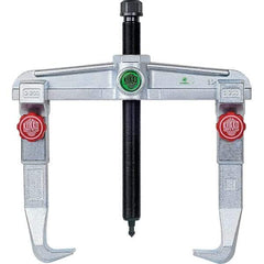 KUKKO - 2 Jaw, 1-1/2" to 9-7/8" Spread, 9 Ton Capacity, Reversible Puller - 7-7/8" Reach, For Bearings, Gears, Discs, Bushings, Seals - Apex Tool & Supply