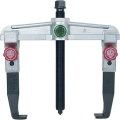 KUKKO - 2 Jaw, 1-1/2" to 9-7/8" Spread, 7-1/2 Ton Capacity, Reversible Puller - 7-7/8" Reach, For Bearings, Gears, Discs, Bushings, Seals - Apex Tool & Supply