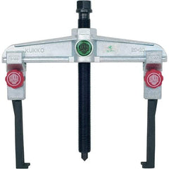 KUKKO - 2 Jaw, 1-1/2" to 7-7/8" Spread, 5-1/2 Ton Capacity, Reversible Puller - 5-7/8" Reach, For Bearings, Gears, Discs, Bushings, Seals - Apex Tool & Supply