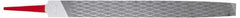 Simonds File - 8" Long, Bastard Cut, Flat American-Pattern File - Single Cut, Tang - Apex Tool & Supply