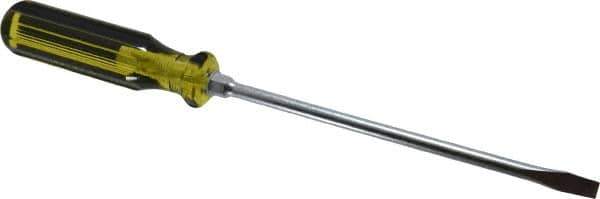 Stanley - Standard Slotted Screwdriver - Round Shank, Acetate Handle - Apex Tool & Supply