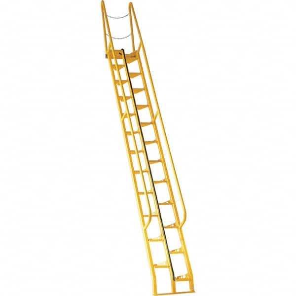 Vestil - 209-7/8" High 350 Lb Capacity 24 Step Alternating Tread Stair - Apex Tool & Supply