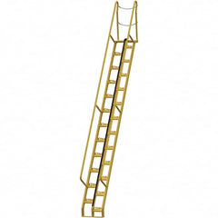 Vestil - 210-3/8" High 350 Lb Capacity 24 Step Alternating Tread Stair - Apex Tool & Supply