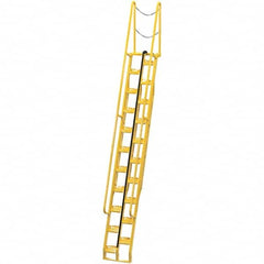Vestil - 198" High 350 Lb Capacity 21 Step Alternating Tread Stair - Apex Tool & Supply
