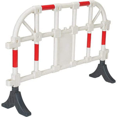 Vestil - Folding Gates & Barricades Type: Hand Railing Sections Height (Inch): 40 - Apex Tool & Supply