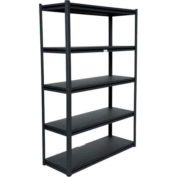 Vestil - 5 Shelf Steel Shelving - 2,000 Lb Capacity, 18" Wide x 72" High x 48" Deep - Apex Tool & Supply
