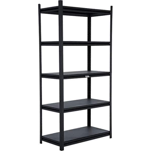 Vestil - 5 Shelf Steel Shelving - 2,000 Lb Capacity, 18" Wide x 72" High x 36" Deep - Apex Tool & Supply