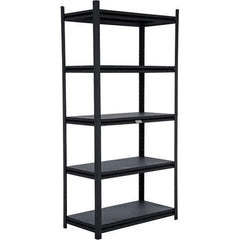 Vestil - 5 Shelf Steel Shelving - 2,000 Lb Capacity, 18" Wide x 72" High x 36" Deep - Apex Tool & Supply