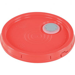 Vestil - Tote & Storage Container Lids For Use With: 3-1/2, 5 & 6 Gallon Pails Width (Decimal Inch): 12.500 - Apex Tool & Supply