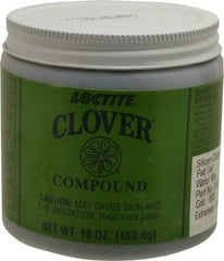 Loctite - 1 Lb Water Soluble Compound - Compound Grade Super Fine, 800 Grit, Black & Gray, Use on General Purpose - Apex Tool & Supply
