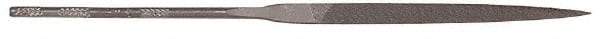 Grobet - 4" Needle Precision Swiss Pattern Warding File - Round Handle - Apex Tool & Supply