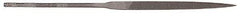 Grobet - 4" Needle Precision Swiss Pattern Warding File - Round Handle - Apex Tool & Supply