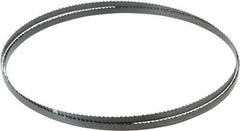Starrett - 6 TPI, 7' 9-1/2" Long x 3/8" Wide x 0.025" Thick, Welded Band Saw Blade - Carbon Steel, Toothed Edge, Raker Tooth Set, Flexible Back, Contour Cutting - Apex Tool & Supply