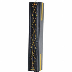 Vestil - 6" High, Column Protector - Fits 5" Columns, Black - Apex Tool & Supply