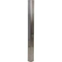Vestil - 3-1/2" Long, Steel Corner Guard - Silver - Apex Tool & Supply