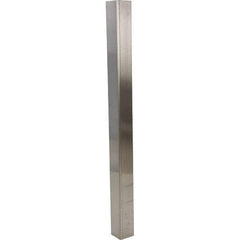 Vestil - 3-1/2" Long, Steel Corner Guard - Silver - Apex Tool & Supply