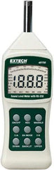 Extech - A and C Frequency Weight, LCD Display Sound Meter - 30 to 130 Decibels - Apex Tool & Supply