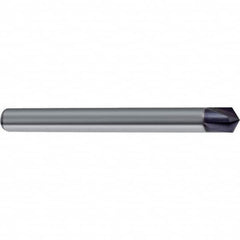 Guhring - 10mm Diam 4 Flute Single End Solid Carbide Chamfer Mill - Apex Tool & Supply