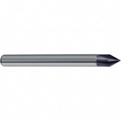 Guhring - 12mm Diam 4 Flute Single End Solid Carbide Chamfer Mill - Apex Tool & Supply