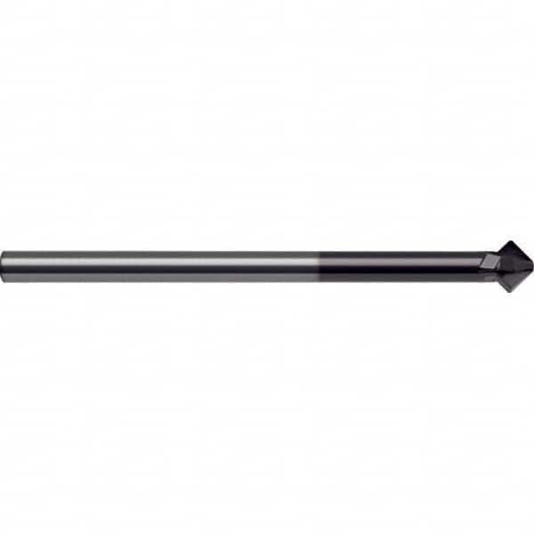 Guhring - 6mm Diam 4 Flute Single End Solid Carbide Chamfer Mill - Apex Tool & Supply