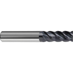 Guhring - 20mm, 4 Flute, Single End, Solid Carbide, Corner Chamfer End Mill - 104mm OAL, 48° Helix, Right Hand Flute, 45mm LOC, Right Hand Cut - Apex Tool & Supply