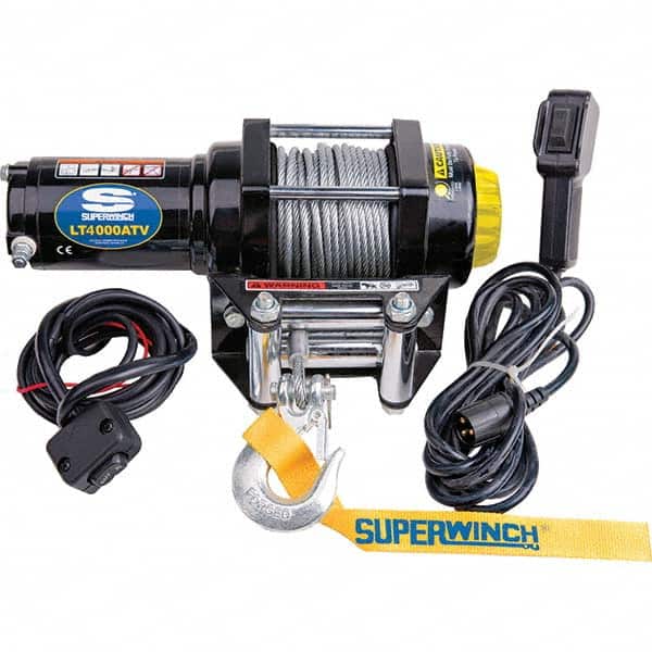 Superwinch - Automotive Winches Type: DC Electric Winch Pull Capacity (Lb.): 4,000 (Pounds) - Apex Tool & Supply