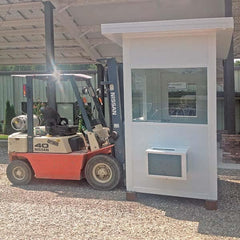 Panel Built - 6' Long x 6' Wide x 8' High, Guard Booth - Apex Tool & Supply