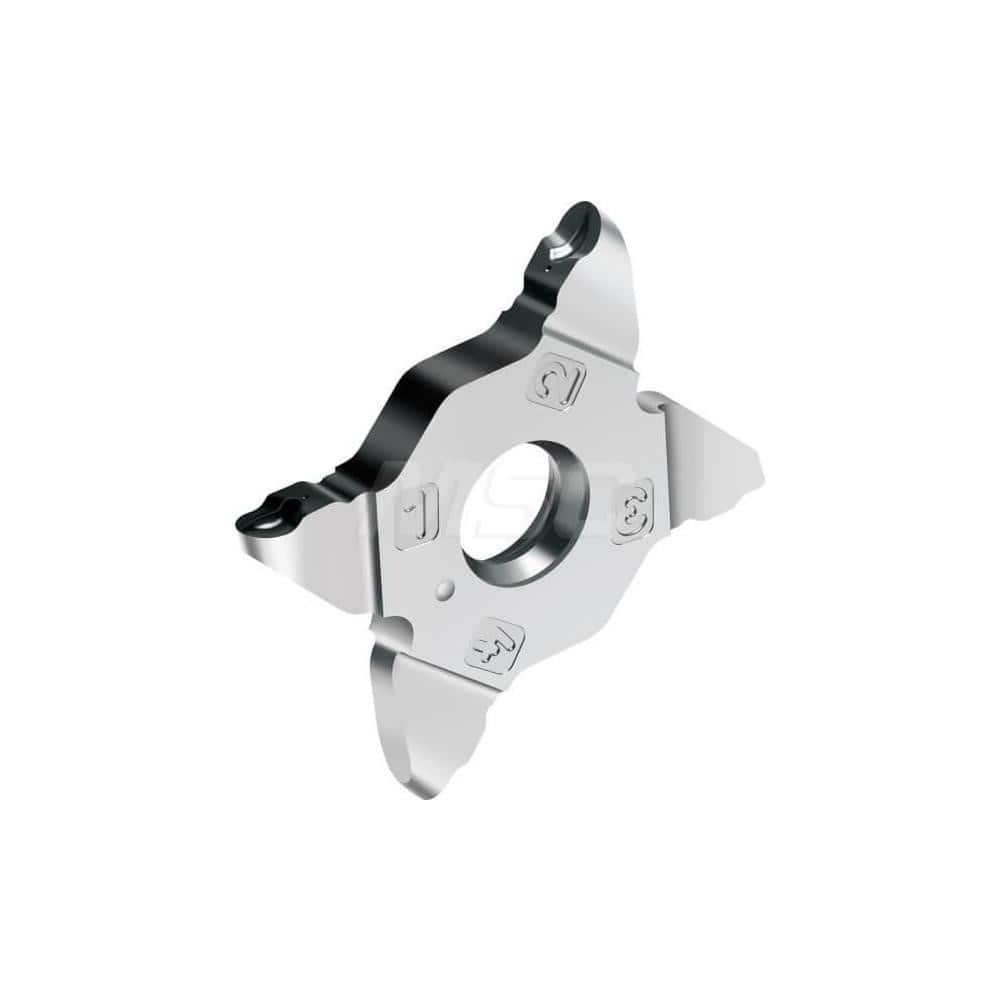 Grooving Insert: MX22RF5 WSM23S Al Finish, Neutral, 0.125″ Cutting Width, Series MX