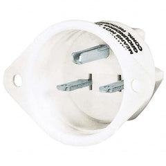 Bryant Electric - Straight Blade Plugs & Connectors Connector Type: Flanged Inlet Grade: Industrial - Apex Tool & Supply