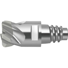 Corner Radius End Mill Head: 6 Flutes E12, Solid Carbide