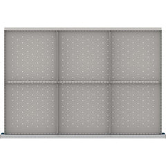 LISTA - 6-Compartment Drawer Divider Layout for 3.15" High Drawers - Apex Tool & Supply