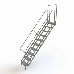 TRI-ARC - Rolling & Wall Mounted Ladders & Platforms Type: Stairway Slope Ladder Style: Stair Unit - Apex Tool & Supply