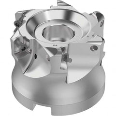 Seco - Indexable High-Feed Face Mills Cutting Diameter (mm): 66.00 Maximum Depth of Cut (mm): 1.80 - Apex Tool & Supply